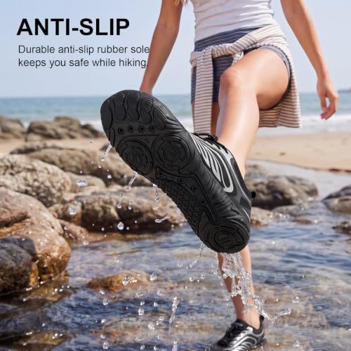 Image of Hike Barefoot Shoes Women Men Non-Slip Healthy Breathable Fashion Trail Running Womens Mens Wide Toe Zero Drop Water Shoe