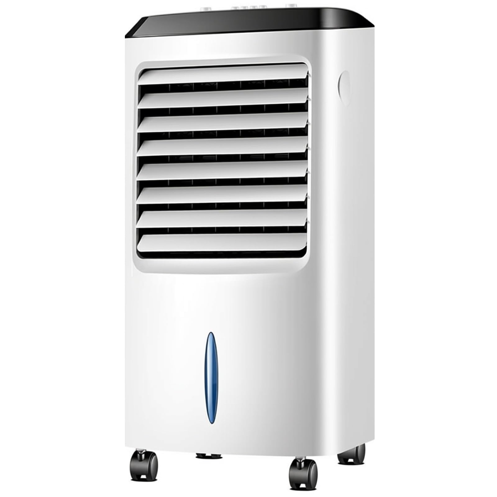Aire Acondicionado Portátil Sin Tubo, Acondicionador de Aire 80W, Oscilación 120°, 3 Veloc, 37x30x78 cm, para Habitación