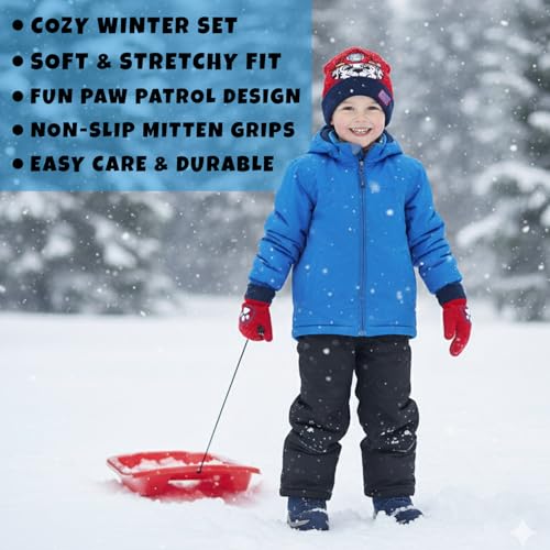 Image of Nickelodeon Boys 4 Pack Mitten or Glove Set: Paw Patrol and Blaze (Toddler /Little Boys)