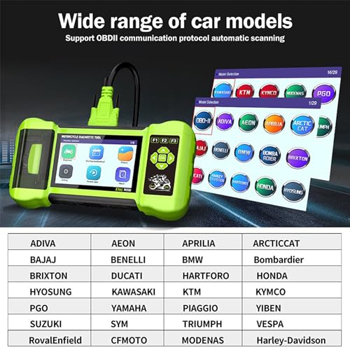 M300 Full Motorcycle Professional Diagnostic Scanner, Handheld Tester, Support Software Upgrade and
