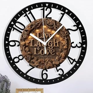 Best Geneva Live Laugh Love Metal Wall Clocks guide