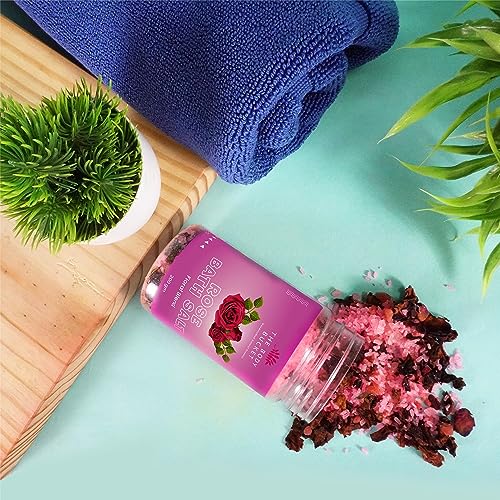 The Body Bucket Bath Salts-Pack of 3 | Combo of Lavender, Rose and Lemon Peppermint | Made with Pure and Natural Ingredients | For Soothing and Relaxion Bath | 200gms each - Image 5