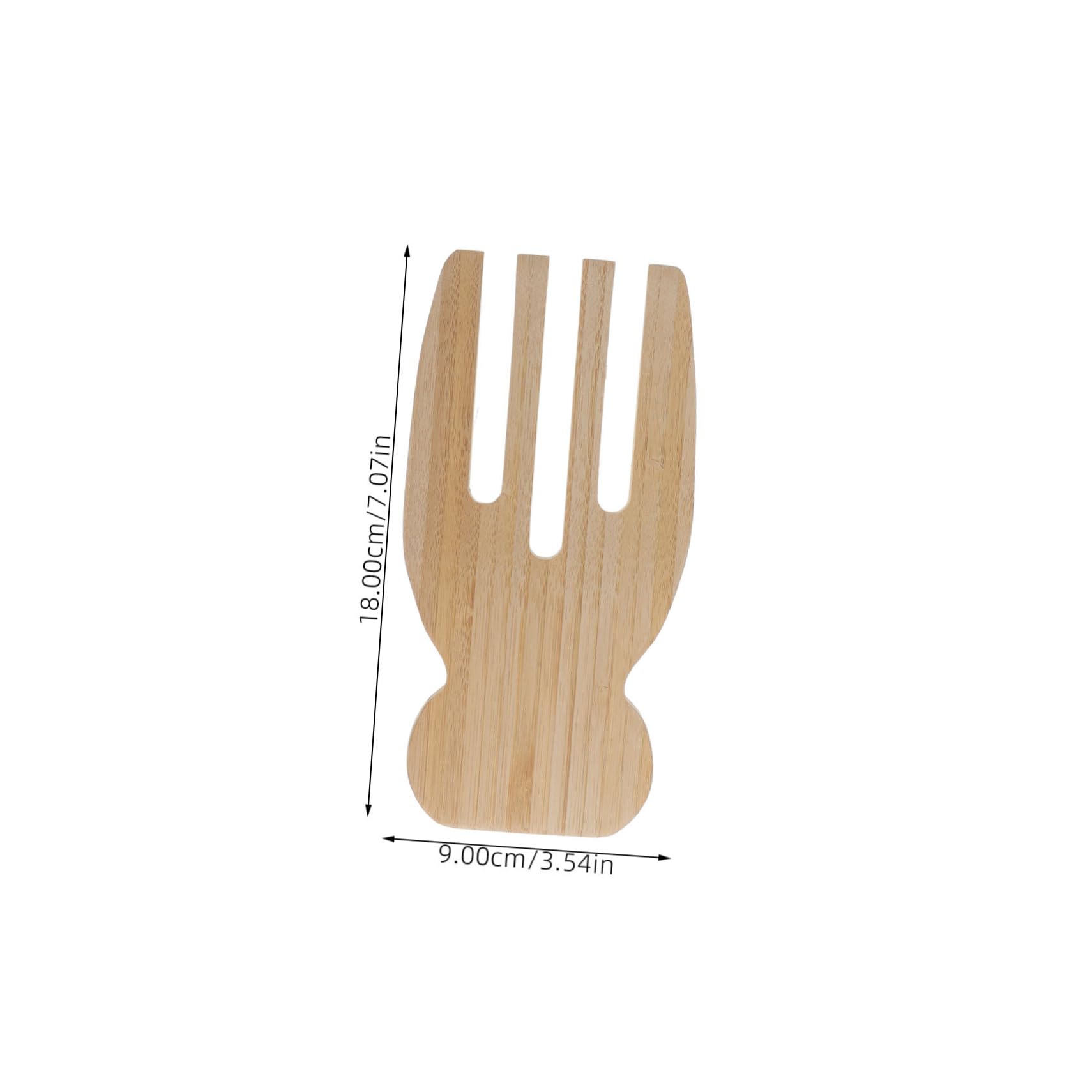 Unomor Salad Server Claws Ergonomic Wooden Mixing Utensils for Easy Serving and Tossing Reusable Salad Hands for Vegetables Fruits and Pastas Kitchen Tools