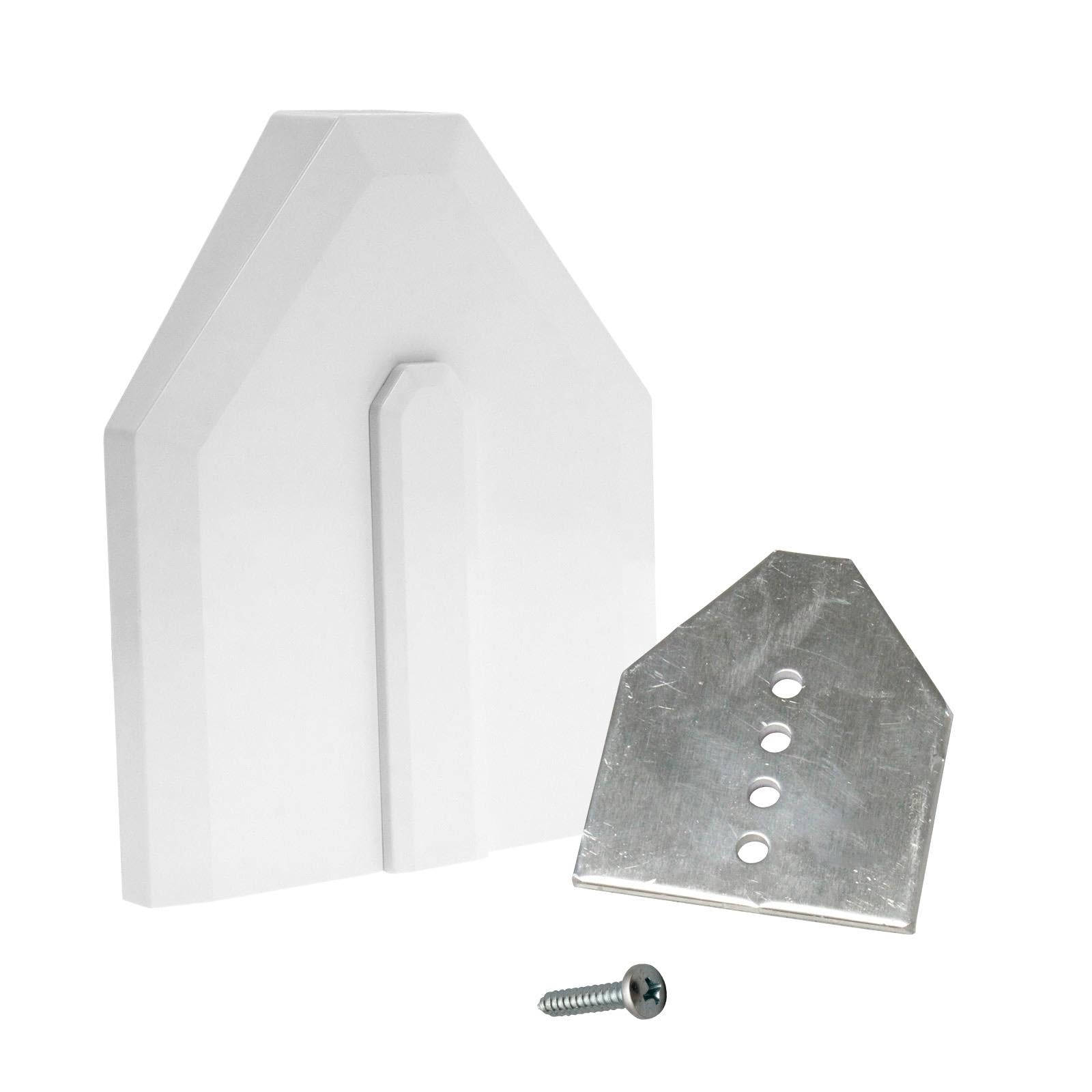 Truly Pvc Supplies White End-Fix Conservatory Roof End Cap Replacement Kit