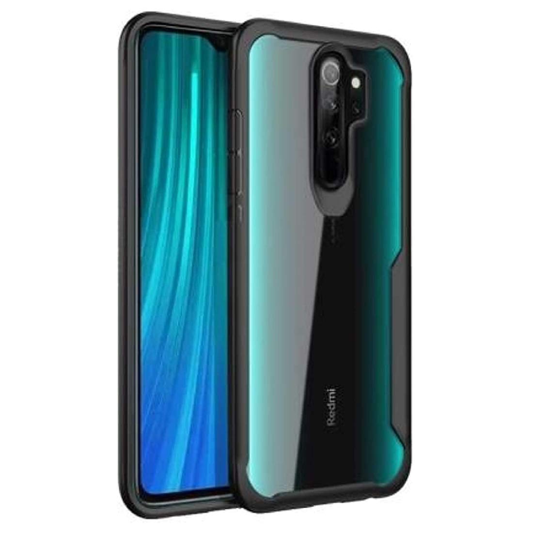 Amazon Brand - Solimo Flexible Back Cover for Mi Redmi Note 8 Pro (Silicone | Black) (B08SM1CD2W) Amazon Price History, Amazon Price Tracker