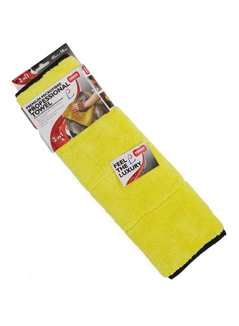 2 in 1 in-Microfiber car Drying Towel for Car Cleaning and Detailing, Double Sided, Extra Thick Plush Microfiber Towel Lint Super Absorbent Detailing Towel for Car | Windows | Screen, and Kitchen