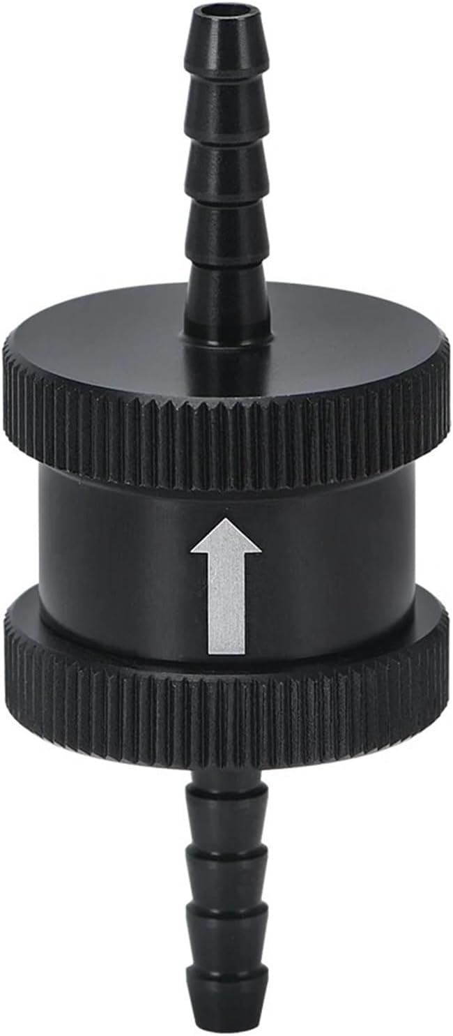 1pcs 4MM / 6MM / 8MM / 10MM / 12MM / 14MM Non Return 1-Way Check Valve Aluminum Alloy(8MM)