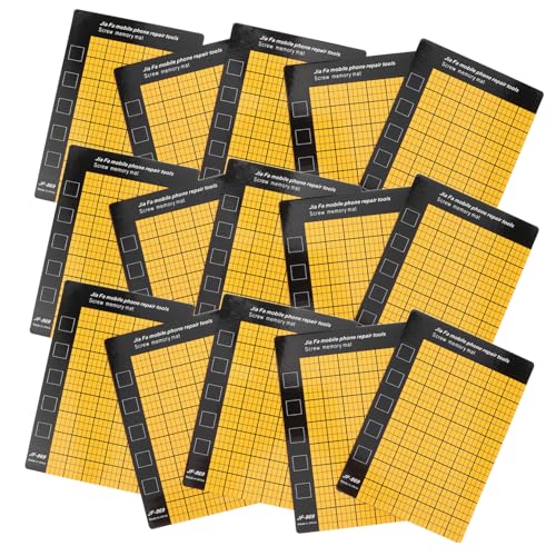 BEBEMOKO 15個磁性ネジ収納マット 携帯に便利な柔軟磁気パッド スクラッチ防止表面で電子機器やスマホ修理に 小部品整理用ツールトレイ