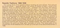 Seaside Fashions, 1860-1939 (History in Camera) 0747800669 Book Cover