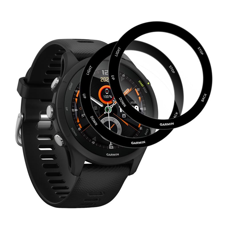 Verre trempé Garmin Forerunner 255 46mm lot de 2 films protection écran GPS