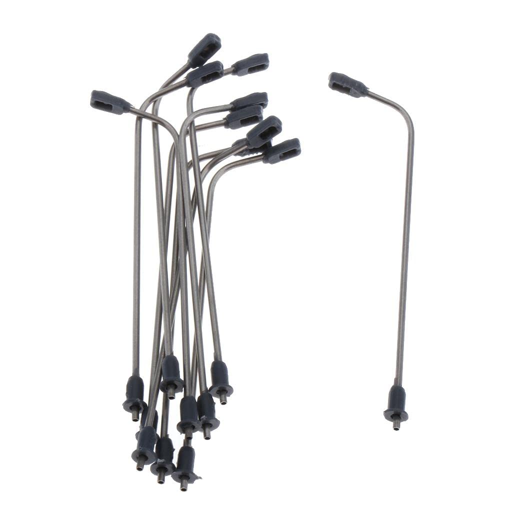 10 Pieces Model Railway Train Lamp Post Street Lights for HO OO Scale 1:200-picture-34
