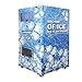 Automatic Ice Vending Machine – Self Serve Ice Dispenser for Gas Station & Storefront Use, Smart Control Panel with Cashless Payment, Weather Resistant Steel Structure, for Commercial Use