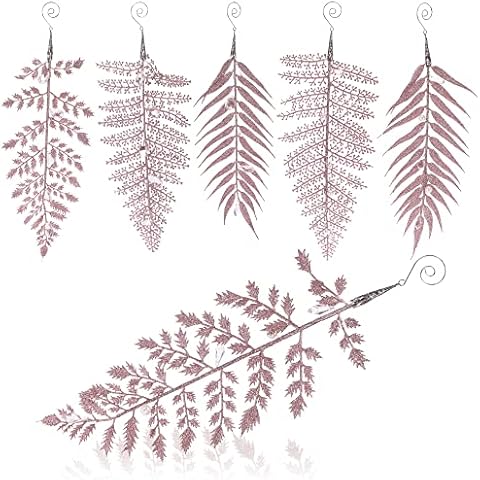 com-four® Glittering Christmas Tree Decorations Cover