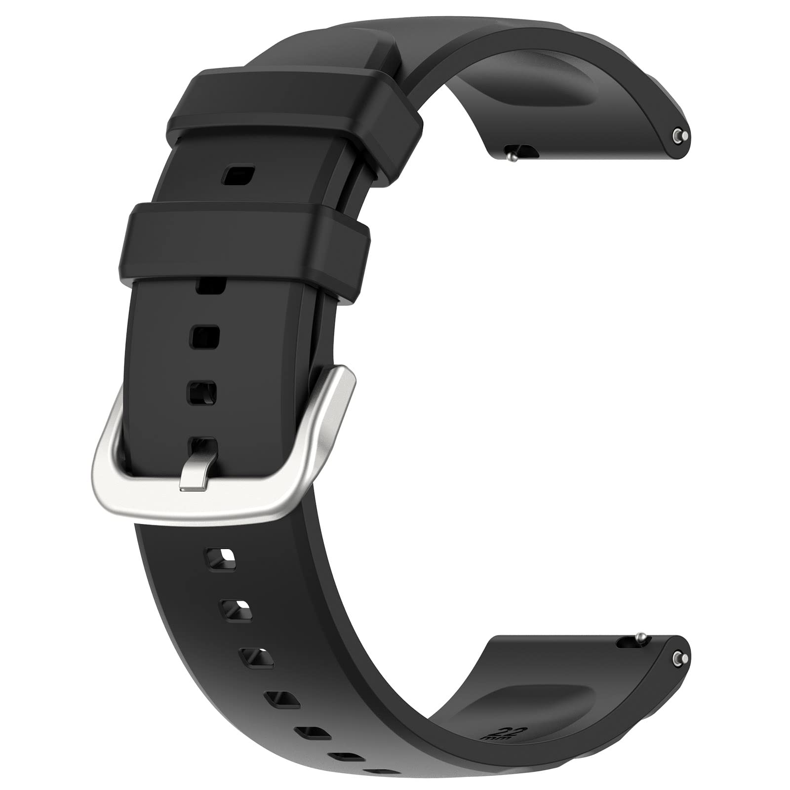 OBOE 22mm Smart Watch Band Compatible with Amazfit GTR 4 / Amazfit GTR 2 New Version/Amazfit GTR 3 Pro/Samsung Galaxy Watch 46mm / Huawei Watch GT 2e / Huawei Watch GT 3 Pro 46mm (Black) 2
