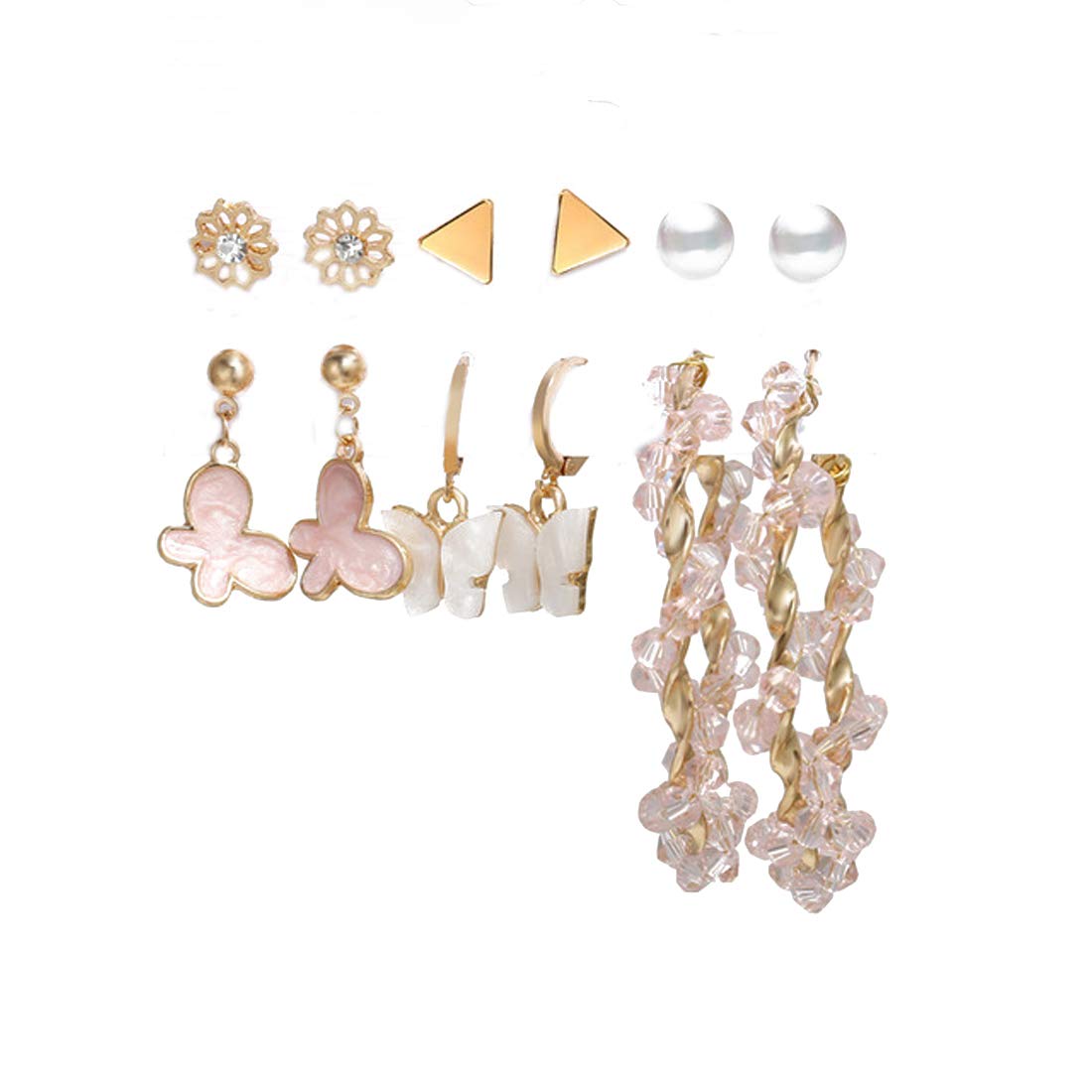 Jewels Galaxy Jewellery For Women Gold Plated Earrings Combo (Design 1) (JG-PC-ERG-8618) (B08NYWVJB3) Amazon Price History, Amazon Price Tracker