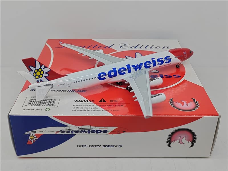 Amazon | Phoenix 1/400 完成品 Edelweiss Air For Airbus A340-300 HB