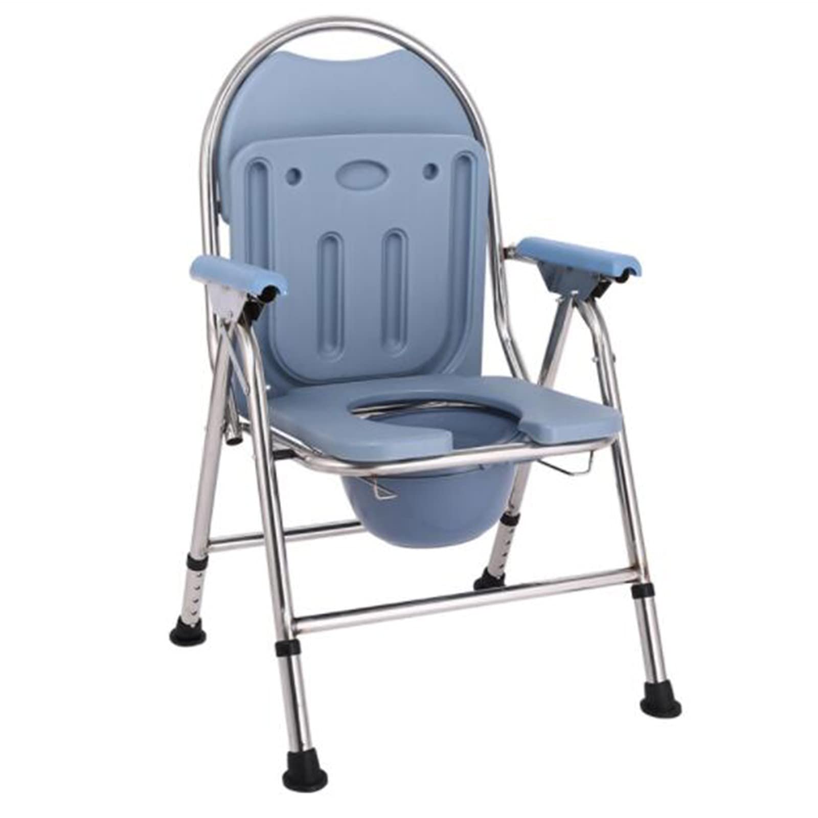 Buy Adult Bedside Commode Toilet Chair, Folding Commode Chair with