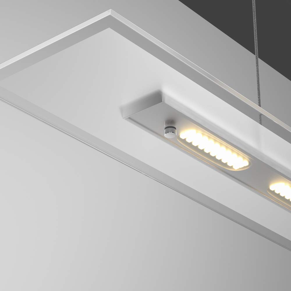 Monzana Lámpara colgante de techo Luz LED 20W Blanco cálido 3000K Plafón IP20 con Atura ajustable