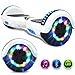 GeekMe Hoverboards 6.5 '' Self Balance Scooter Las Ruedas LED Luces, Scooter eléctrico con Bluetooth - Patinete Eléctrico