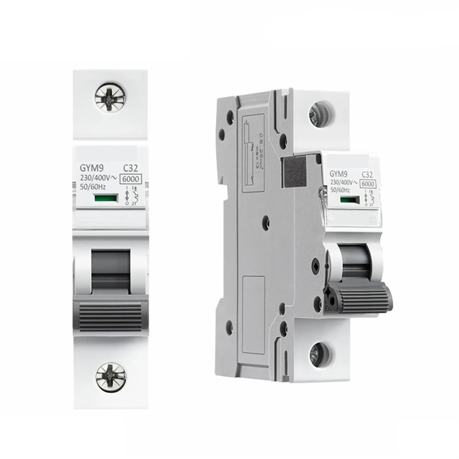 Disjoncteur monophasé rail DIN de type KA, interrupteur de coupure robuste 50A 220V AC