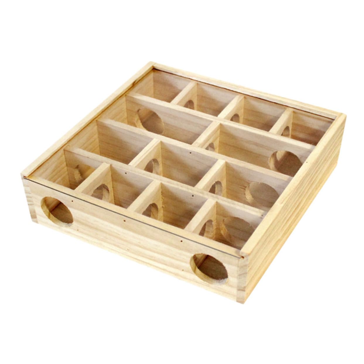 Yardwe Holz Labyrinthspielzeug für Kleintiere Mehr Stück Mäuselabyrinth in Khaki zur Beweglichkeit und Gesundem Wachstum Geeignet für Ratten und Kleine Haustiere im Haushalt