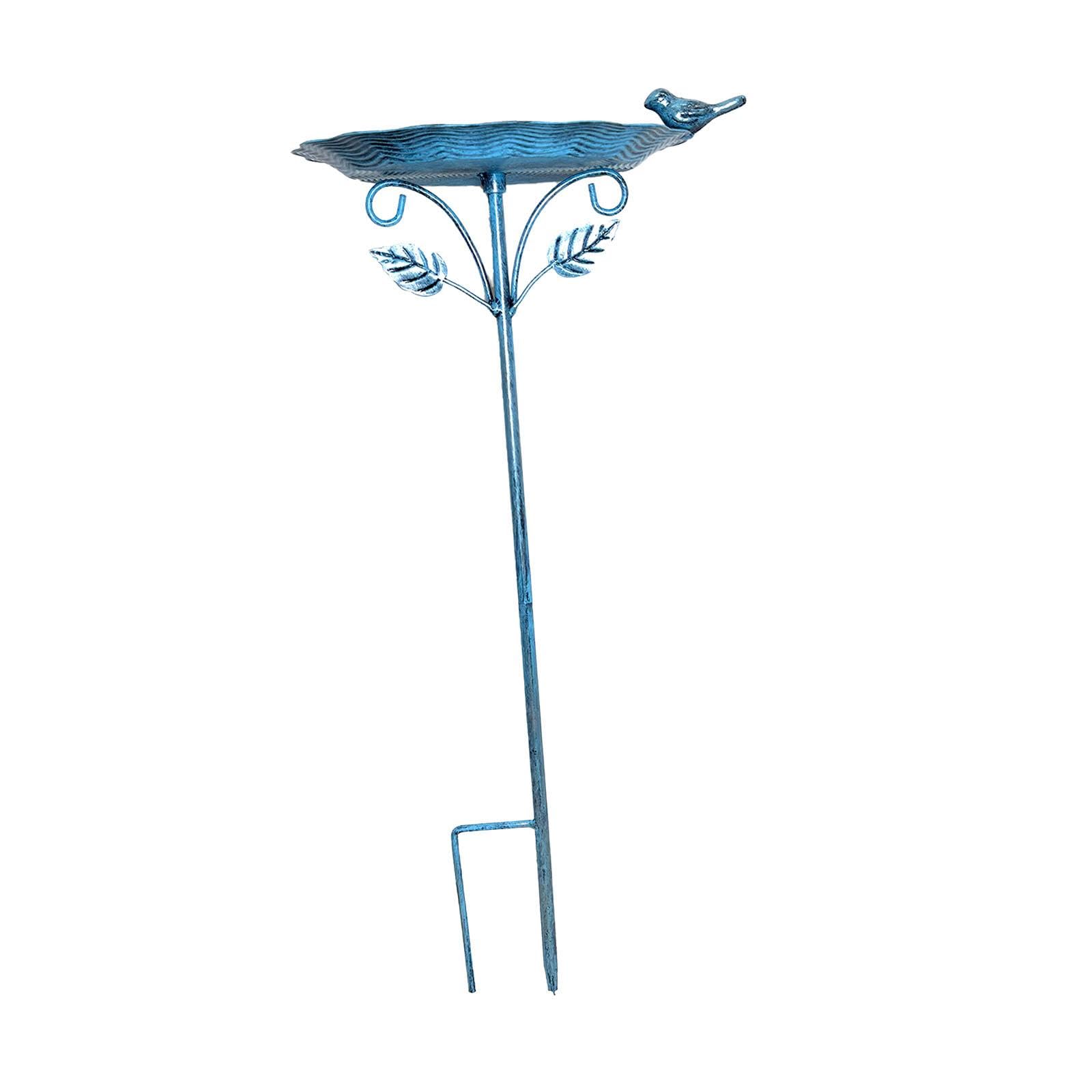 Bird Feeder Weatherproof Retro Metal Bird Bath for Garden Backyard Courtyard Blue|Home & Garden|Yard, Garden & Outdoor Living|Bird & Wildlife Accessories|Birdbaths-image-37