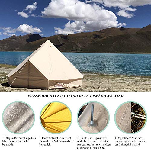 Carpa campamento TECHTONGDA 16.4ft impermeable 8-10 personas miniatura 4