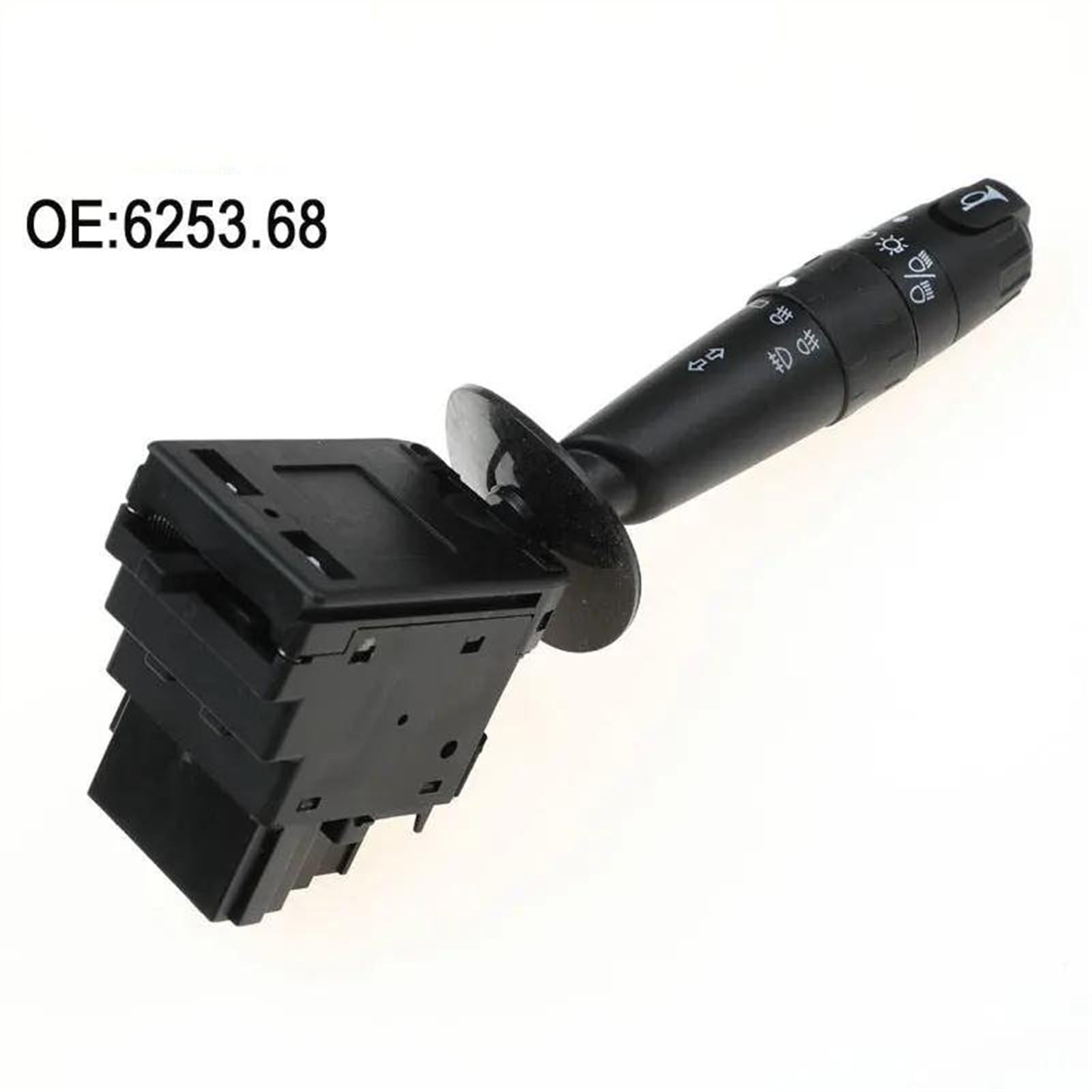 Interruptor Dirección Compatible Con Fiat Para Ulysse 1994 1995 1996 1997 1998 1999 2000 2001 2002 6253.68 Interruptor Señal De Giro Del Automóvil Interruptor Indicador Tallo Columna 625368