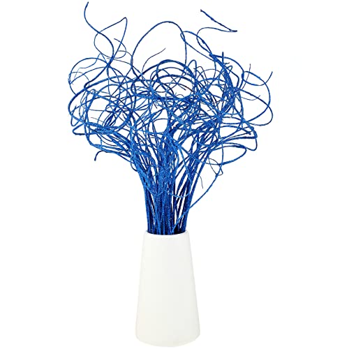Jutom 55 Stems Blue Glitter Ting Ting Branches...
