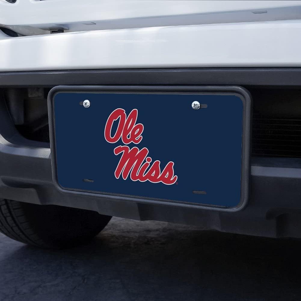 University of Mississippi Primary Logo Novelty Metal Vanity Tag License Plate - Image 3