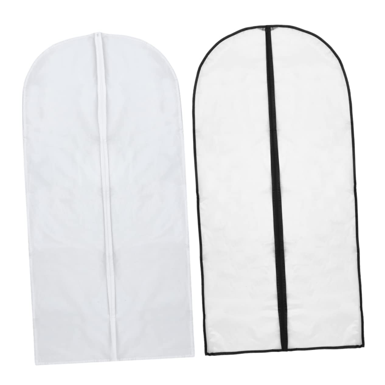 Transparent Clothes Cover Bag with Garment Storage Organizer for Suits and Coats for Travel and Closet Storage