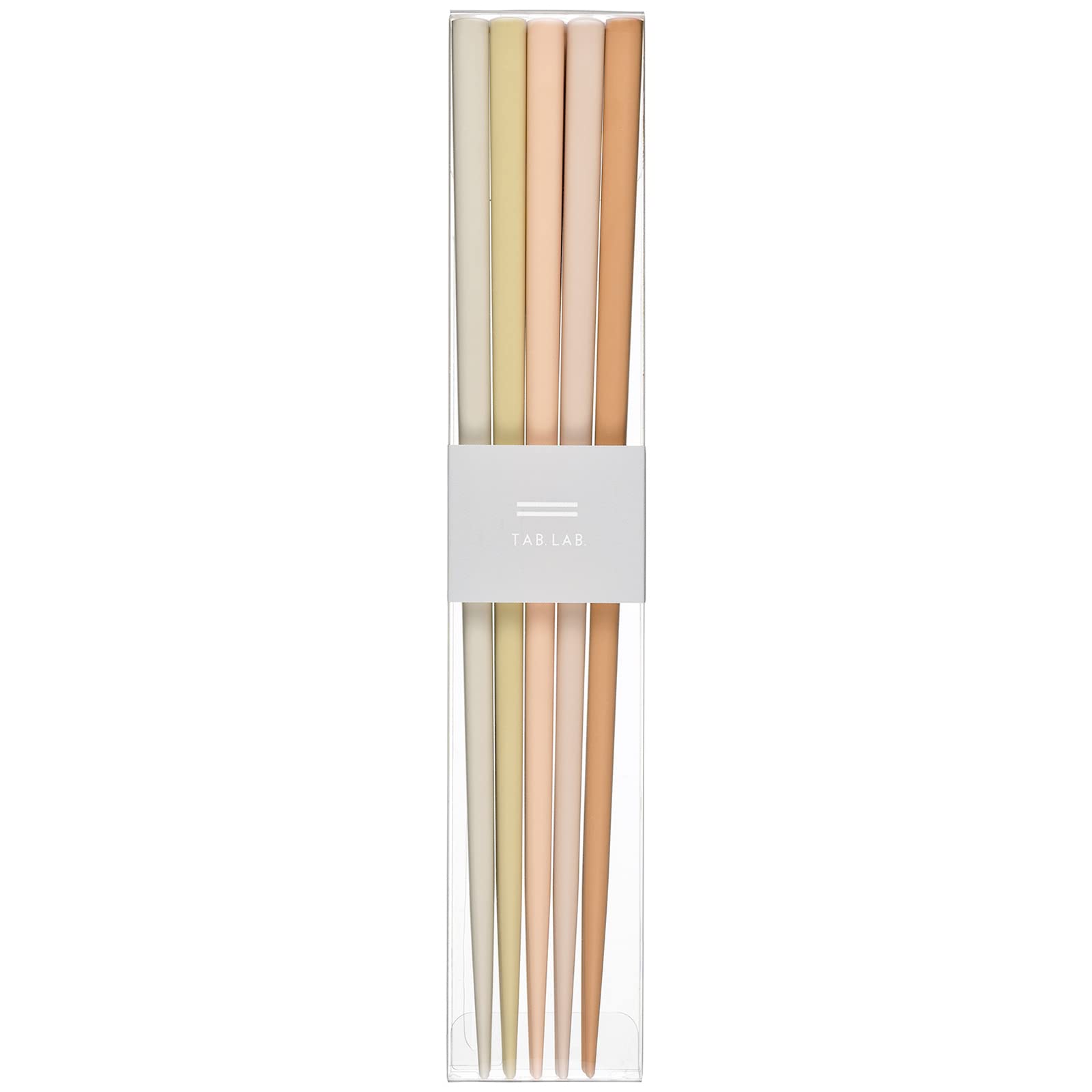 Wakasa Lacquer Chopsticks Set of 5 Pairs Natural Wood 9.1in Made in Japan