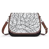 Große Kapazität: Diese Damen Handtasche hat ein großes Fach und einen breiten Boden, perfekte Aufbewahrung von Handy, Geldbörse, Lippenstift, Schminkpalette, Kulturbeutel, Kosmetiktasche kleine, Kreditkarte, Kamera usw.