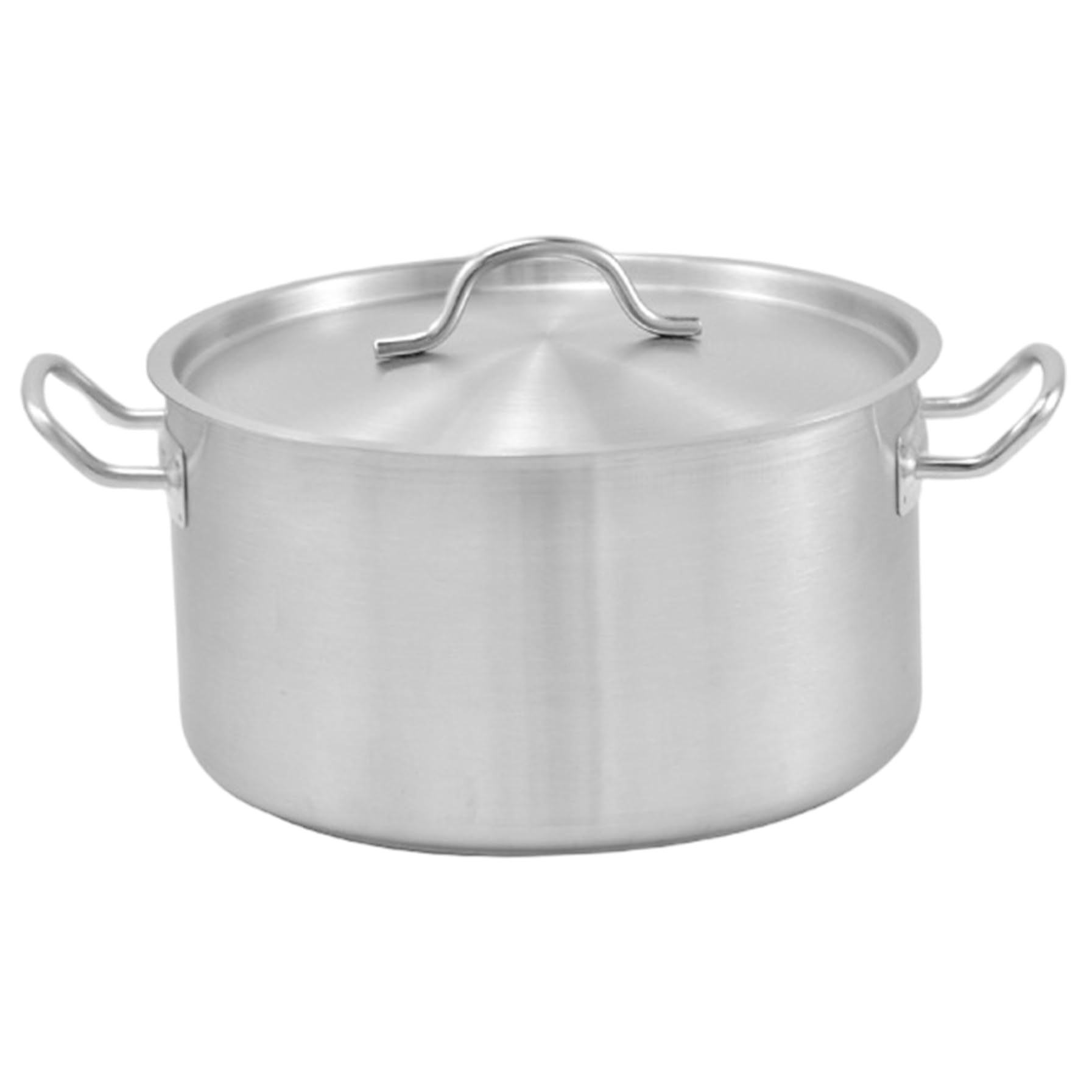 Suppentopf, Edelstahl-Kochtopf mit Deckel und zwei Griffen, 6 l, großes Fassungsvermögen, Suppentopf für Suppe, Nudeln, Suppe, Spaghetti, Brühe mit Deckel