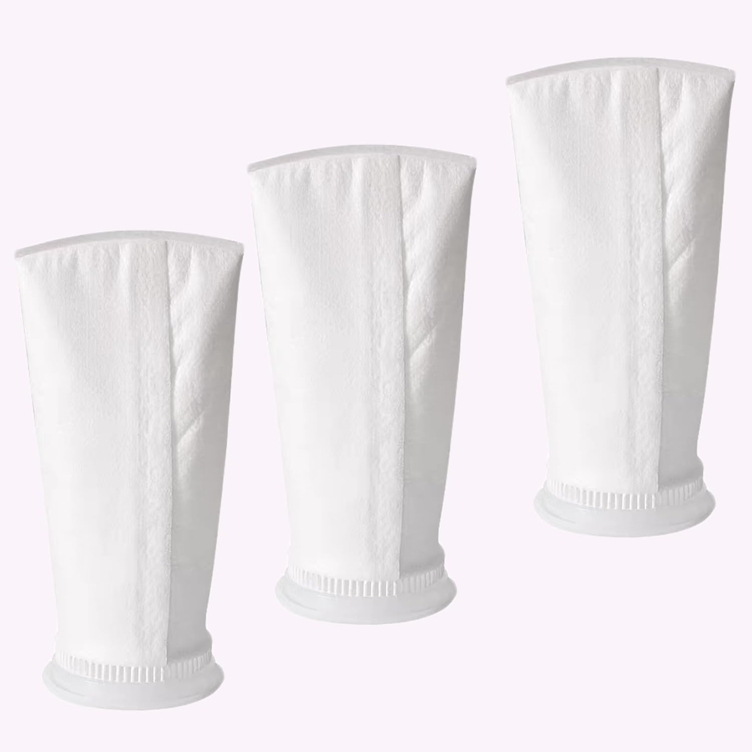 Photo 1 of 5 Micron 4 Inch Ring Felt Filter Socks by 9 Inch Long, 4" x 9" Size 3# Industrial Liquid Filter Bag 3PCS