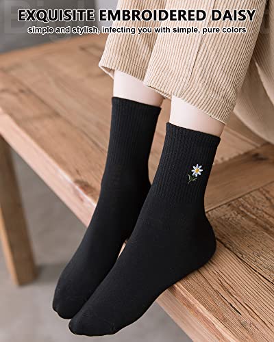 IIG Women's Fashion Cute Cotton Socks Novelty Funny Above Ankle Crew Socks Holiday Gifts for Women 4/5 Pairs3