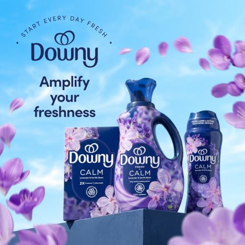 Downy Ultra Soft Fabric Softener Liquid, Calm, Lavender and Vanilla Bean, 56 fl oz, 83 Loads - image 8