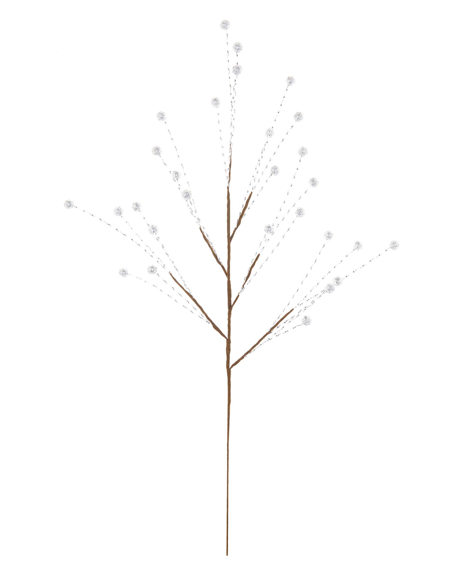 Silver Berry Christmas Tree Spray