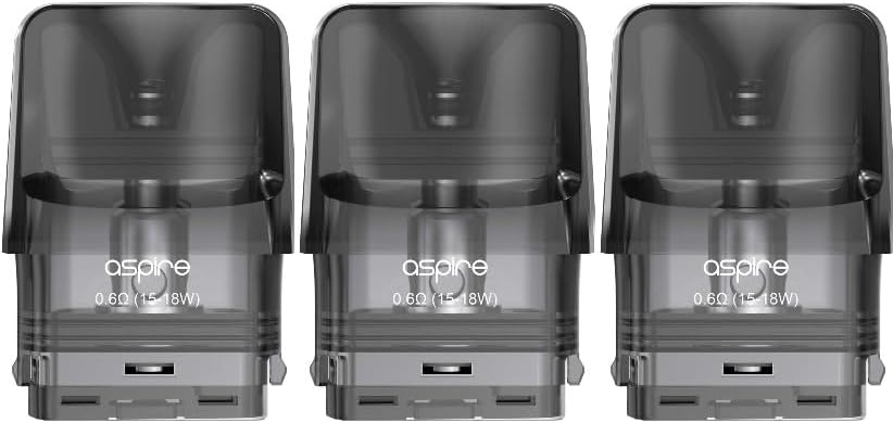 Favostix Replacement Pods 0.6 ohm Mesh Coils(3 Pack) for Aspire Favostix Kit - Nicotine Free (0.6 ohm)