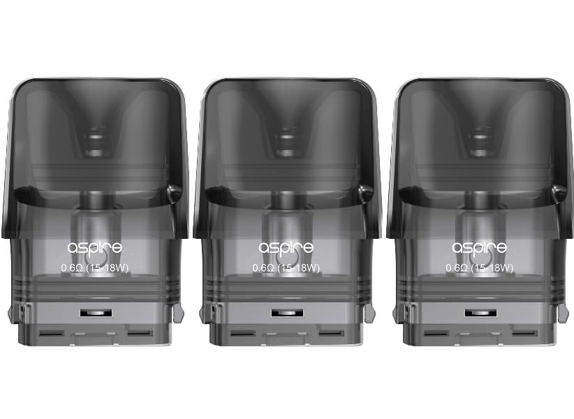 Favostix Replacement Pods 0.6 ohm Mesh Coils(3 Pack) for Aspire Favostix Kit - Nicotine Free (0.6 ohm)