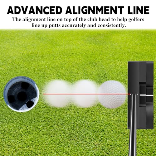 Mazel Stand Up Golf Putter With Graphite Shaft For Men & Women,Ultra Low Center Of Gravity,More Stable For Accurate Aim thumb #2
