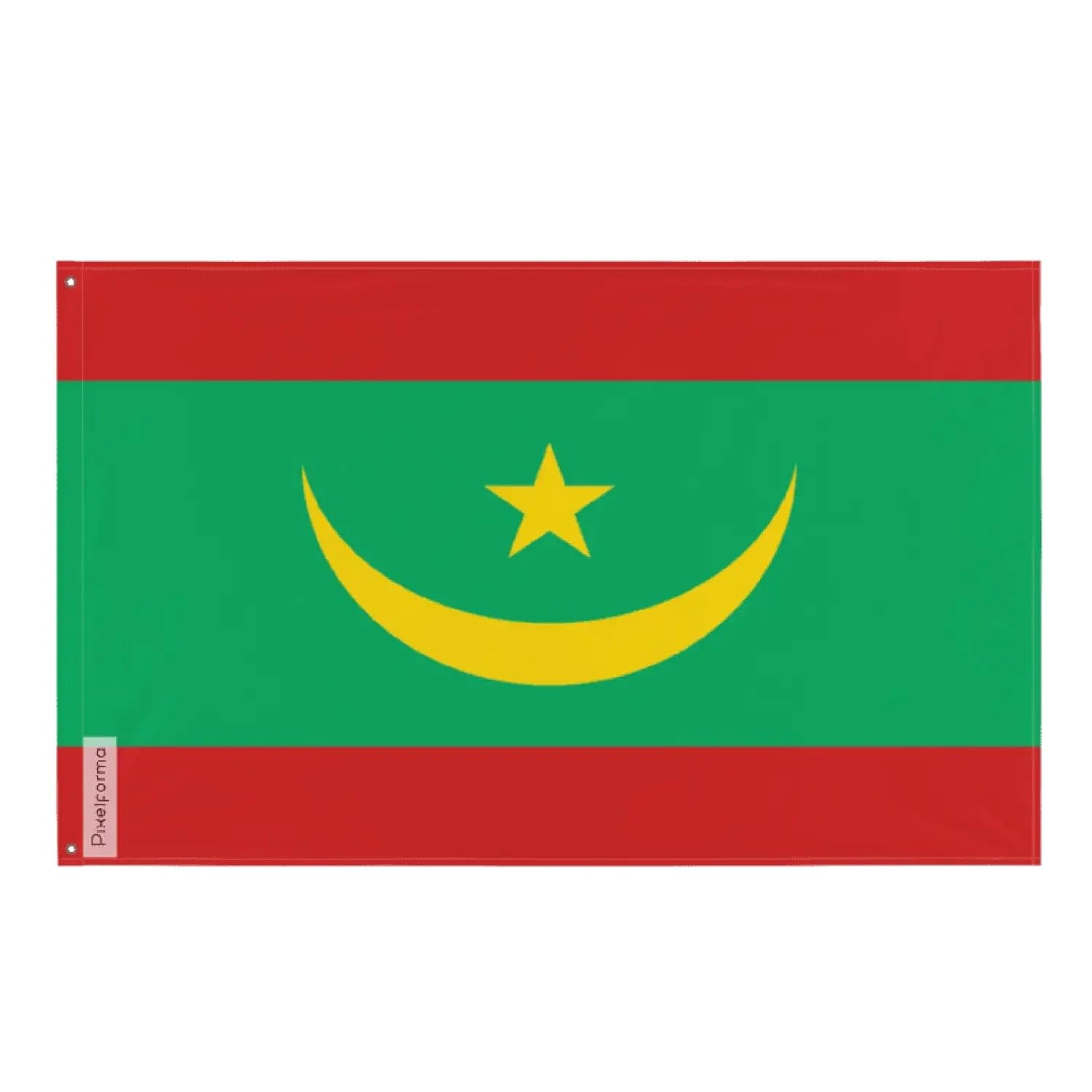 Drapeau de Mauritanie indéchirable à 10 œillets contre le vent Pixelforma - 4