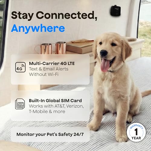 Image of Waggle 4G Pet Temperature Monitor (Lite) - No WiFi Needed - Real Time App, SMS & Email Alerts - RV, Car & Home Safety Device - Power Outage Alerts - Subscription Required