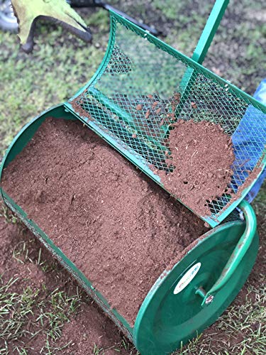 Landzie Gazon & tuinverspreiders - 24 inch metalen gaasmand - compostverspreider - turfmosverspreider voor tuin en… - Image 6