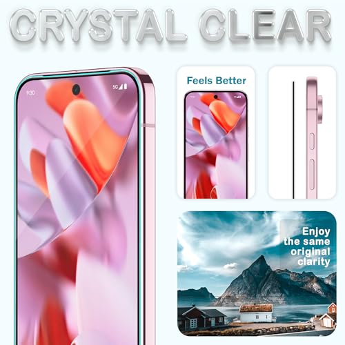 Image of FIRST MART Military-Grade Gorilla Tempered Glass Screen Protector Compatible For Google Pixel 9 Pro XL (6.8 Inch) With Easy Installation Kit| Edge To Edge Coverage |Black