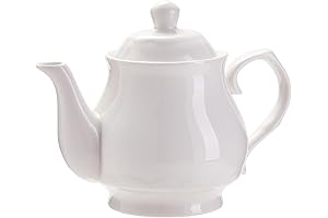 Charming White Porcelain Teapot