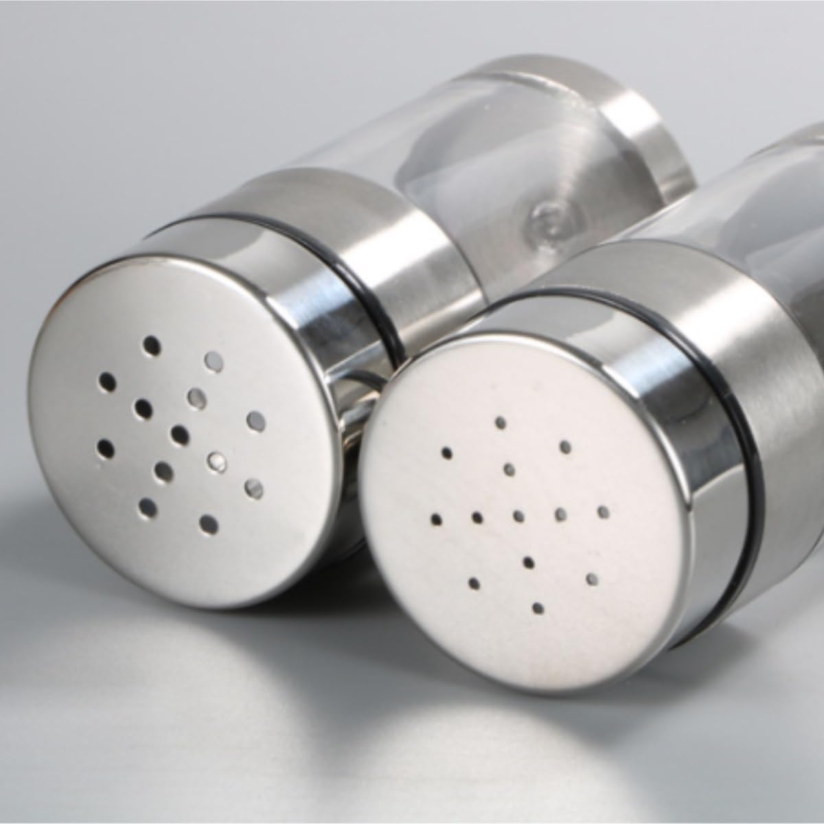 Set di 4 contenitori da cucina in acciaio inox per olio e aceto, ideali per cucinare e mangiare