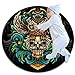 Hibou Crâne Pirate Tapis De Chambre À Coucher Doux Rond Antidérapant Lavable À La Machine Tapis Tapis De Chaise De Chambre Coussin Tapis De Tapis Rond Intérieur 100cm