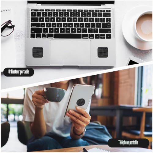 Gosknor 4pcs Bandes Adhésives Antidérapantes, Hexagonales et Rondes Ruban Adhésif pour Téléphone Étanches et Prédécoupées Idéales pour Manettes Téléphone Souris Ordinateur Portable(Noir) – vue 6