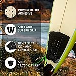 Abahub 3 Piece EVA Surfboard Deck Traction Pads with Kicker for Stomp Skimboards, Surf Boards, Funboard, Fish Board, Black/Blue/Green/Gray/Orange/Pink/White/Wine Red - Image 2